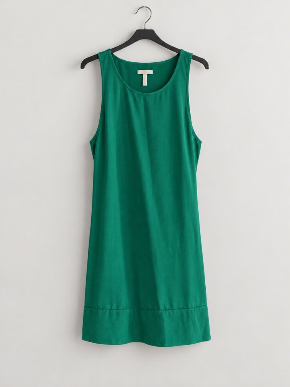 LOFT Emerald Green Sleeveless Shift Dress S